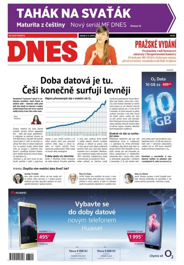 Obálka e-magazínu MF Dnes 2.5.2018