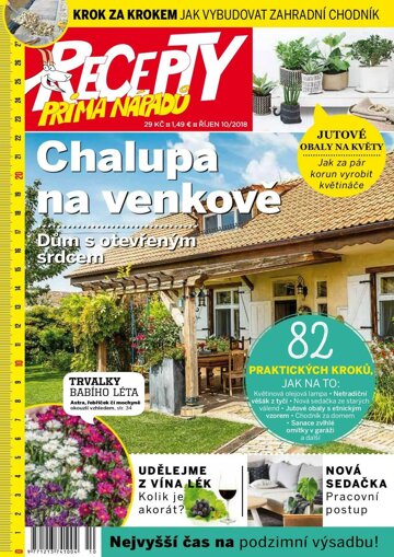 Obálka e-magazínu Recepty prima nápadů 10/2018