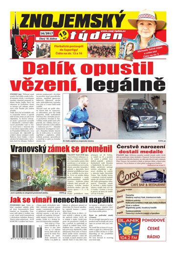 Obálka e-magazínu Znojemský týden 16/2017