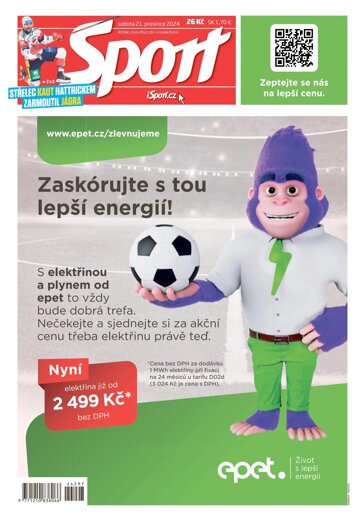 Obálka e-magazínu Sport 21.12.2024