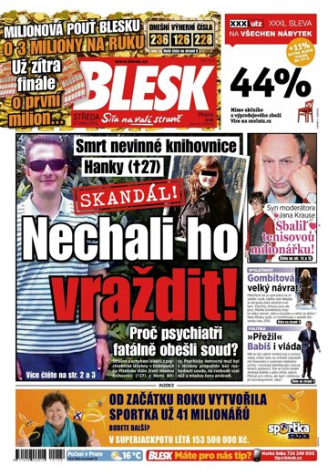 Obálka e-magazínu Blesk 27.5.2015