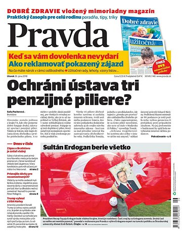 Obálka e-magazínu Pravda 26.6.2018