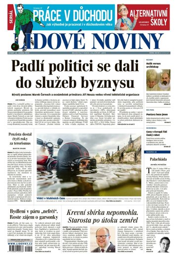 Obálka e-magazínu Lidové noviny 15.1.2019