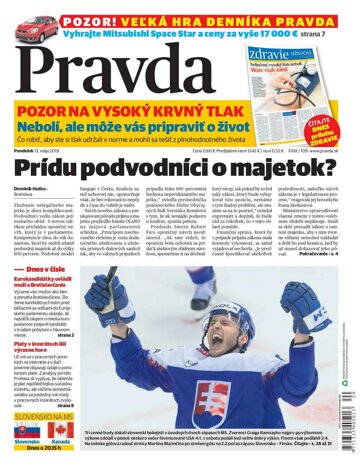 Obálka e-magazínu Pravda 13. 5. 2019