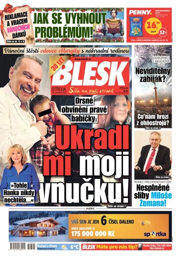 Obálka e-magazínu Blesk 28.12.2022