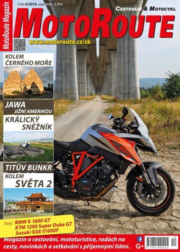 Obálka e-magazínu MotoRoute Magazín 6/2016