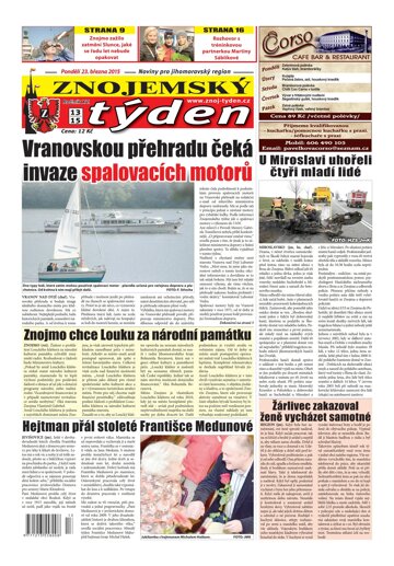 Obálka e-magazínu Znojemský týden 13 / 2015