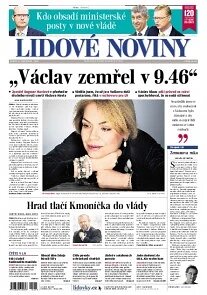 Obálka e-magazínu Lidové noviny 17.12.2013