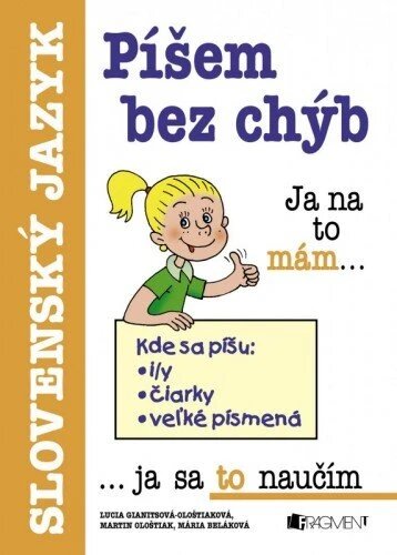 Obálka knihy Píšem bez chýb