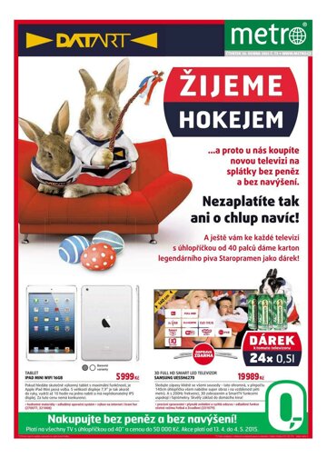 Obálka e-magazínu deník METRO 16.4.2015