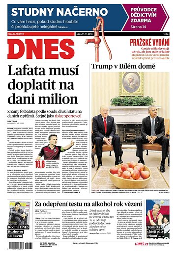 Obálka e-magazínu MF Dnes 11.11.2016