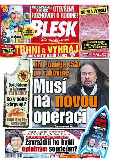 Obálka e-magazínu Blesk 2.3.2018