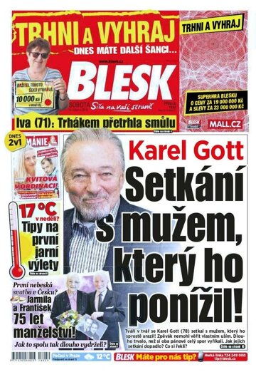 Obálka e-magazínu Blesk 10.3.2018