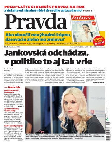 Obálka e-magazínu Pravda 4. 10. 2019