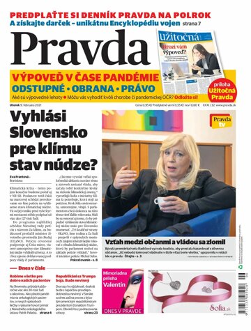 Obálka e-magazínu Pravda 9. 2. 2021