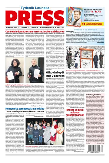 Obálka e-magazínu Lounský press 49/2021