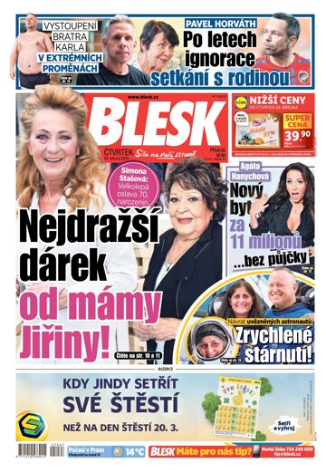 Obálka e-magazínu Blesk 20.3.2025