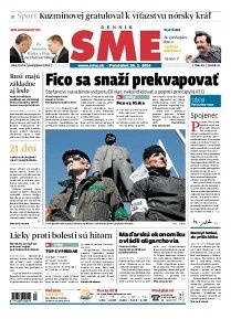 Obálka e-magazínu SME 24.3.2013