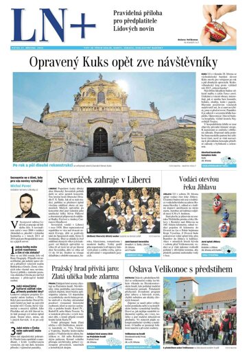 Obálka e-magazínu LN+ Morava - 27.3.2015