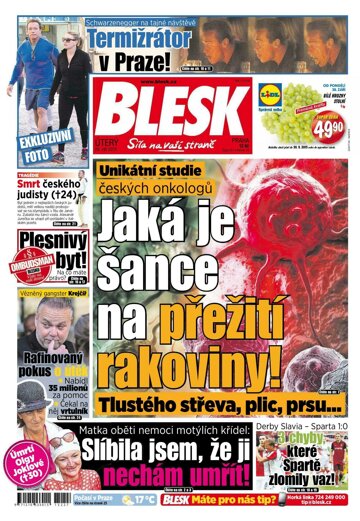 Obálka e-magazínu Blesk 29.9.2015