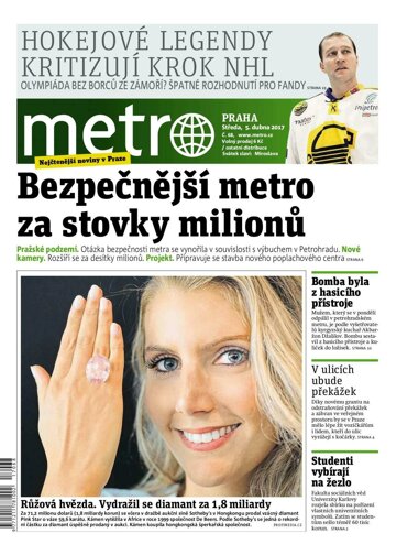 Obálka e-magazínu deník METRO 5.4.2017