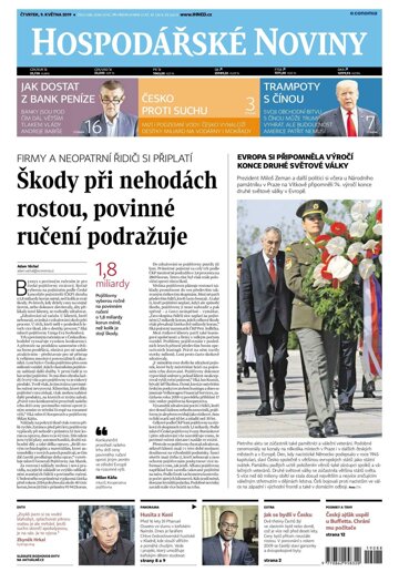 Obálka e-magazínu Hospodářské noviny 088 - 9.5.2019