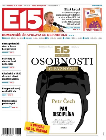 Obálka e-magazínu E15 24.6.2019