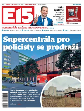 Obálka e-magazínu E15 2.3.2020