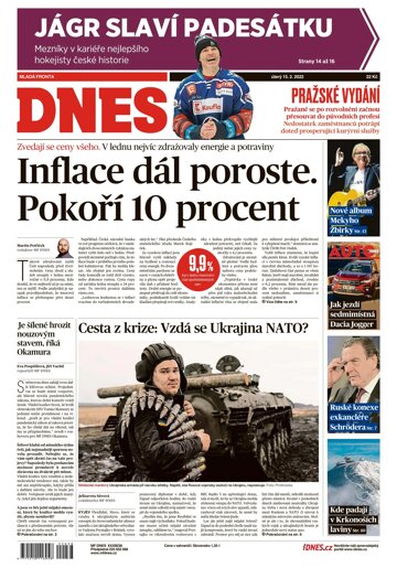 Obálka e-magazínu MF Dnes 15.2.2022