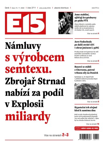 Obálka e-magazínu E15 15.11.2022