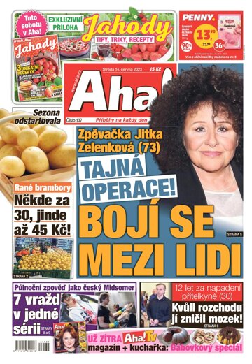 Obálka e-magazínu AHA! 14.6.2023