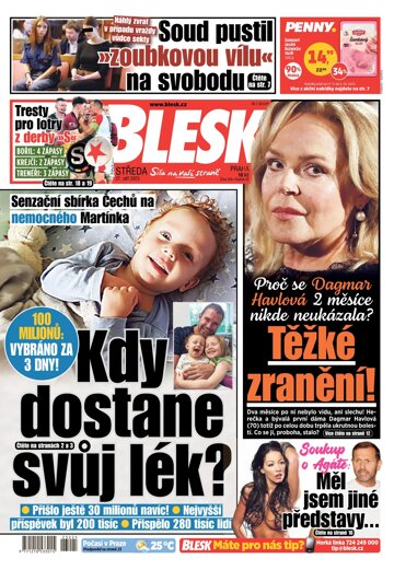 Obálka e-magazínu Blesk 27.9.2023