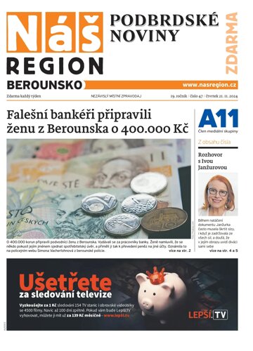 Obálka e-magazínu Náš Region - Berounsko 47/2024