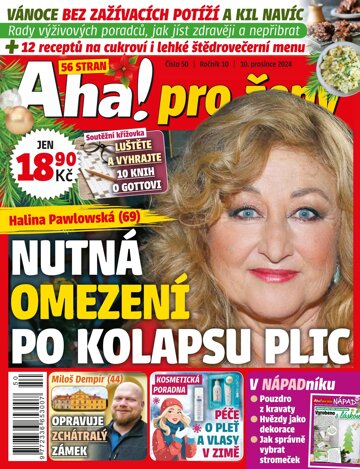 Obálka e-magazínu AHA! pro ženy 50/2024