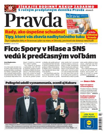 Obálka e-magazínu Pravda 13. 1. 2025