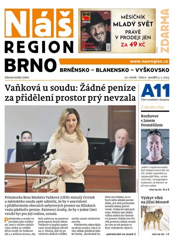 Obálka e-magazínu Náš Region - Brno 6/2025