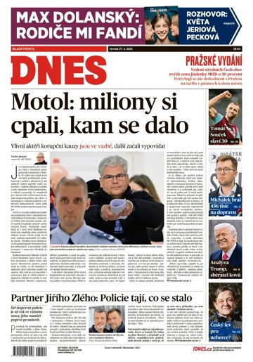 Obálka e-magazínu MF Dnes 27.2.2025