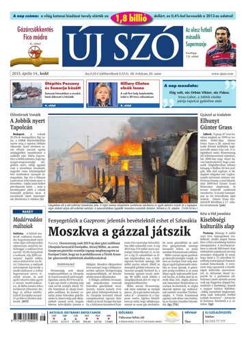 Obálka e-magazínu Új Szó 14.4.2015