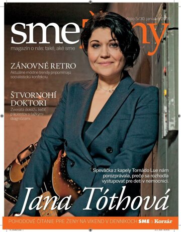 Obálka e-magazínu SME ženy 30/1/2016