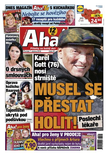 Obálka e-magazínu AHA! 7.4.2016