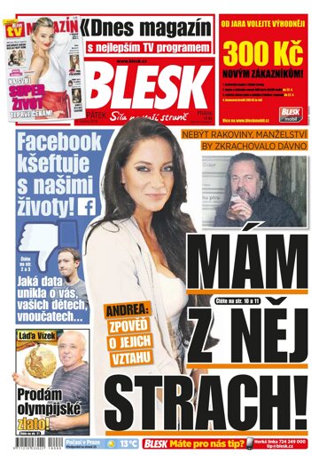 Obálka e-magazínu Blesk 6.4.2018