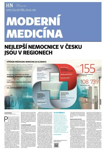 Obálka e-magazínu Hospodářské noviny - příloha 230 - 28.11.2018 Moderní medicína