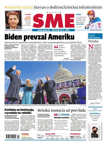 Obálka e-magazínu SME 21-1-2021