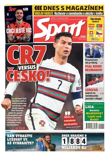 Obálka e-magazínu Sport 17.12.2021