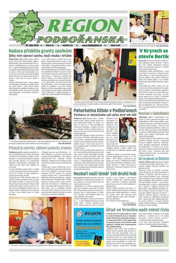 Obálka e-magazínu Region Podbořanska 42/2016