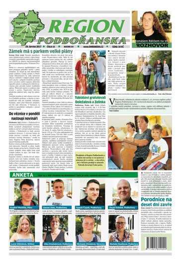 Obálka e-magazínu Region Podbořanska 25/2017