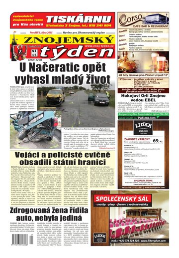 Obálka e-magazínu Znojemský týden 41 / 2015