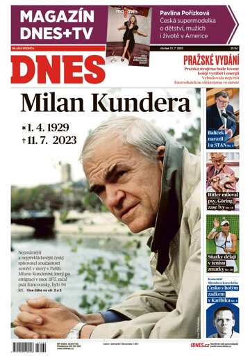 Obálka e-magazínu MF Dnes 13.7.2023