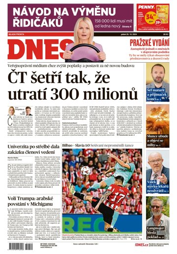 Obálka e-magazínu MF Dnes 25.10.2024