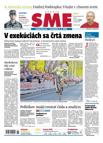 Obálka e-magazínu SME 2.5.2016